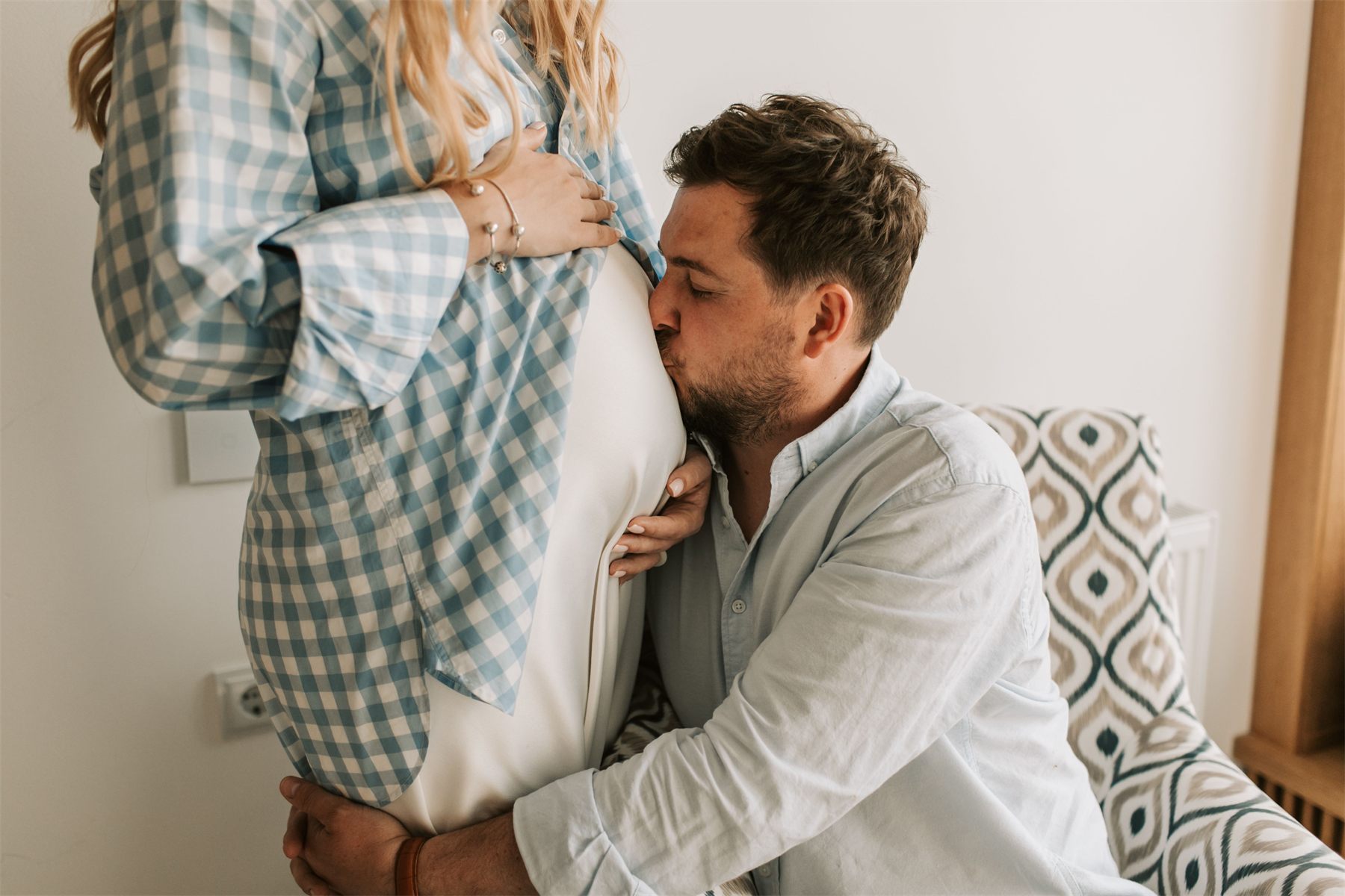 Expecting parents embracing