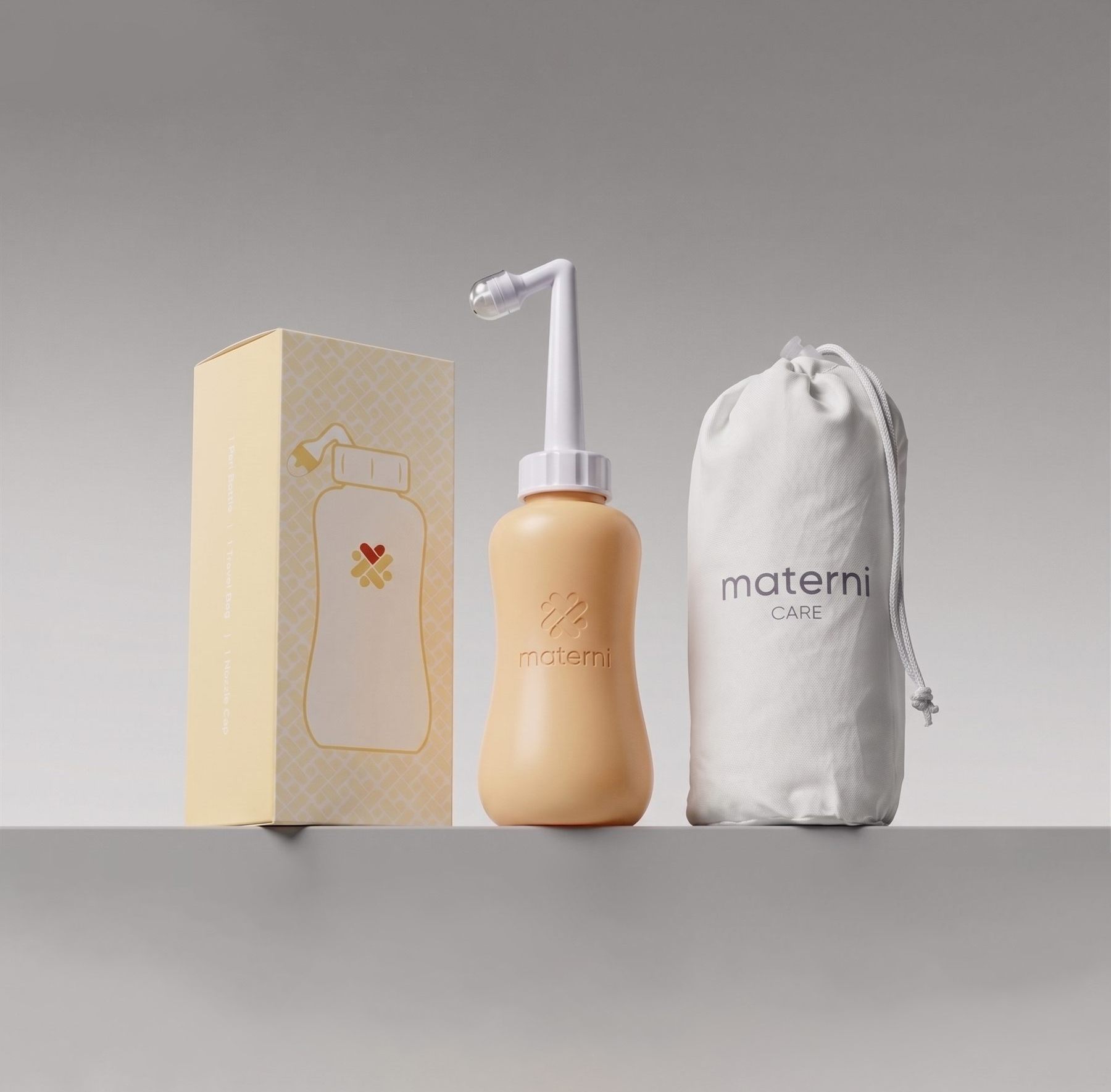 Boxed Materni peri bottle set